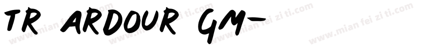 TR Ardour GM字体转换
